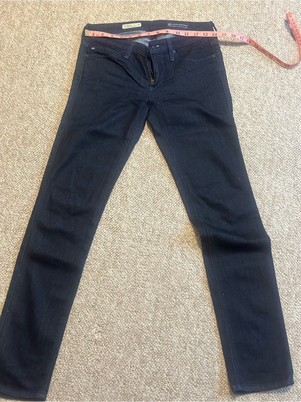 AG Adriano Goldschmied Women’s Skinny Jeans in Dark Wash
